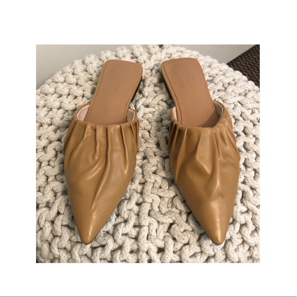 Shein tan mules